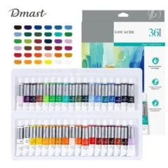 DELI DMAST GOUACHE TUBE SET 36C X12 ML