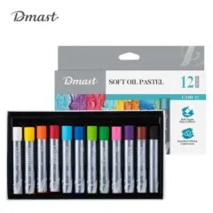 DELI DMAST SOFT OIL PASTEL 12 COLOURS