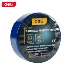 DELI BLUE ELECTRICAL INSULATION ADHESIVE TAPE 0.13MM X 18M X 10 YARDS