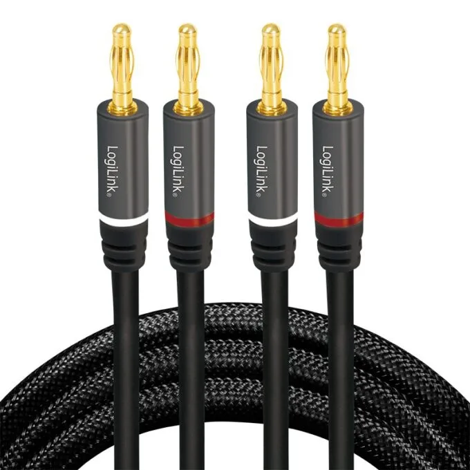 LogiLink audio, wtyk bananowy 3.0m — image 2