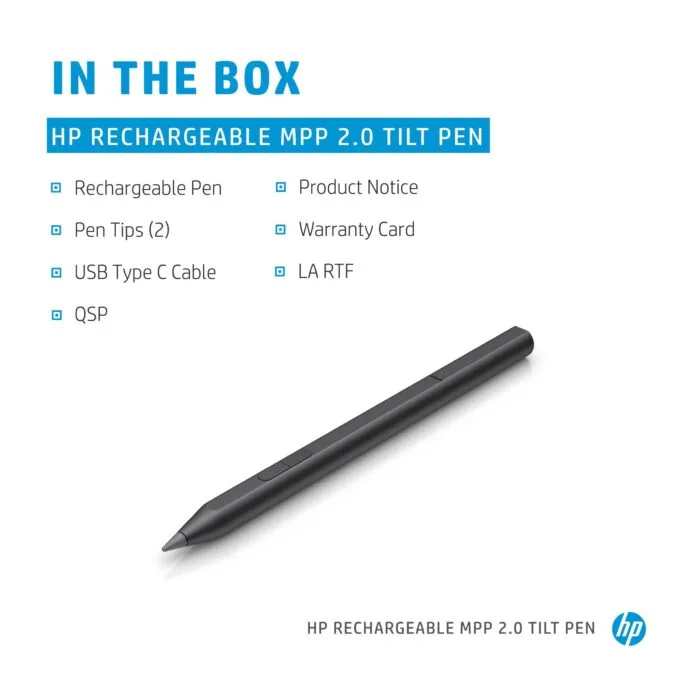HP Rechargeable MPP 2.0 Tilt Pen Black — image 4