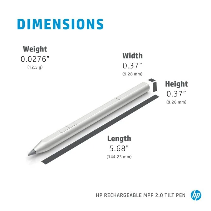 HP Rechargeable MPP 2.0 Tilt Pen Black — image 7