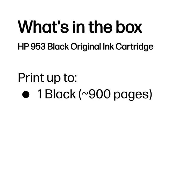 HP 953 Black Original Ink Cartridge — image 3