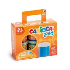 CARIOCA BABY FINGER PAINT BOX OF 6 PCS