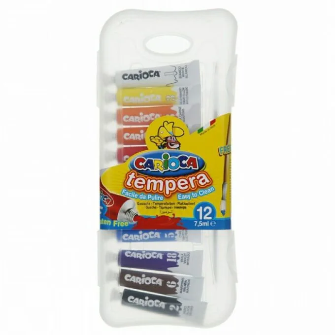 CARIOCA TEMPERA 12 TUBES WALLET BOX ASSORTED — image 1