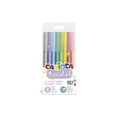CARIOCA PASTEL MARKERS BOX 8 PCS FELT TIP