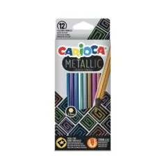 CARIOCA METALLIC PENCIL BOX 12 PCS