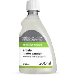 W&N ARTISTS OIL ADDITIVE 500ML BTL MATT VARNISH V1