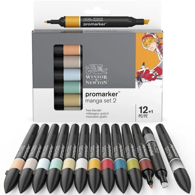 W&N PROMARKER 12+1 MANGA EXPANSION 2 — image 1