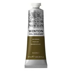 W&N WINTON OIL COLOUR 37ML TBE AZO BROWN