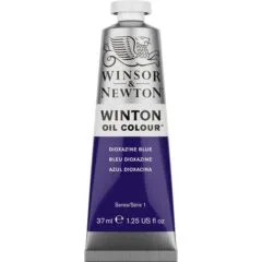 W&N WINTON OIL COLOUR 37ML TBE DIOXAZINE BLUE
