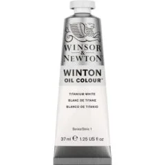 W&N WINTON OIL COLOUR 37ML TBE TITANIUM WHITE ROW