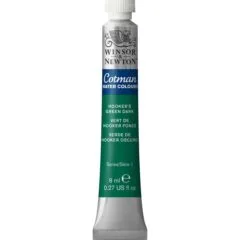 W&N COTMAN WATERCOLOUR 8ML TBE HOOKER S GREEN DARK ROW