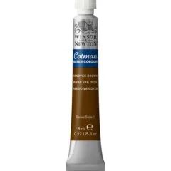 W&N COTMAN WATERCOLOUR 8ML TBE VANDYKE BROWN ROW