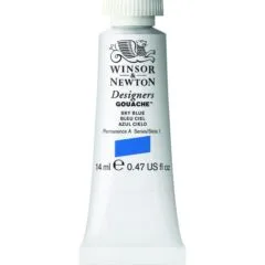 W&N DESIGNERS GOUACHE 14ML TBE SKY BLUE ROW