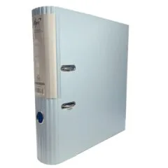 ELFEN FILE PLASTIC SUPER STRONG ROUND SPINE A4 75MM BABY BLUE