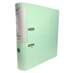 ELFEN FILE PLASTIC SUPER STRONG ROUND SPINE A4 75MM AQUAMARINE GREEN