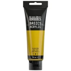 LQX BASICS ACRYLIC COLOUR 118ML YELLOW OXIDE ROW