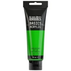 LQX BASICS ACRYLIC COLOUR 118ML FLUORESCENT GREEN ROW