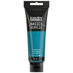 LQX BASICS ACRYLIC COLOUR 118ML TURQUOISE BLUE ROW