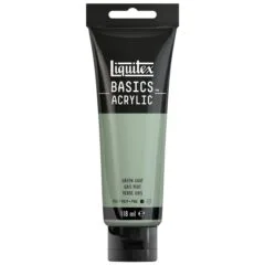 LQX BASICS ACRYLIC COLOUR 118ML GREEN GREY ROW