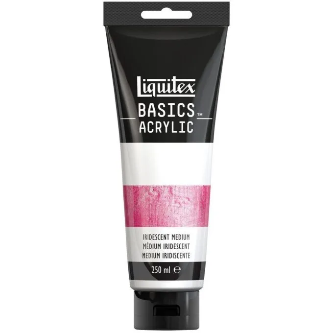 LQX BASICS ACRYLIC ADDITIVE 250ML TUBE IRIDESCENT MEDIUM ROW — image 1