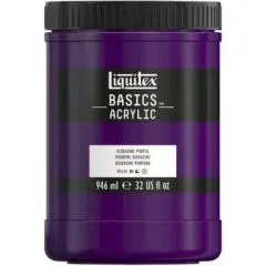 LQX BASICS ACRYLIC COLOUR 946ML POT DIOXAZINE PURPLE ROW