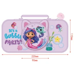 GABBY FABRIC PENCIL CASE PURPLE COLOR 220*110MM