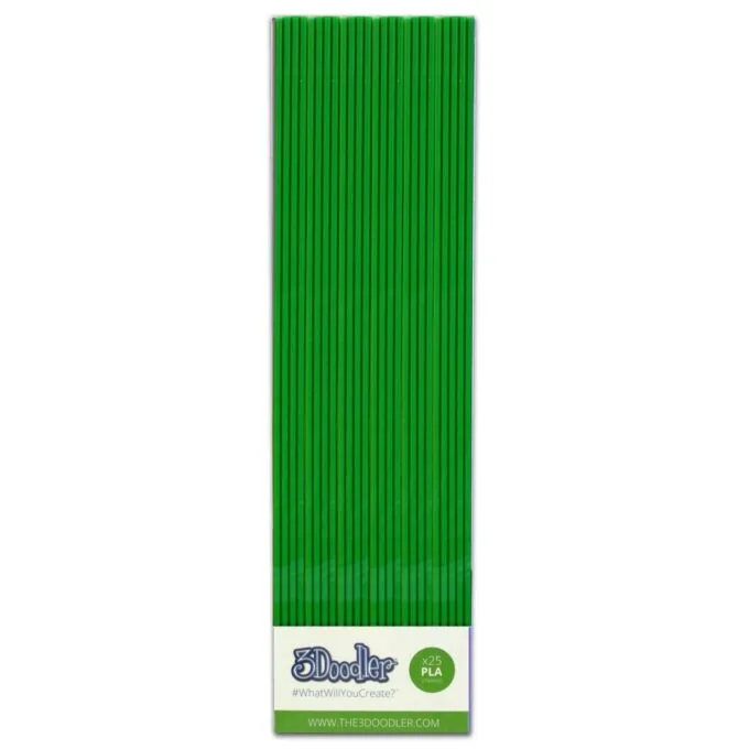 3Doodler for Pens Create and PRO | PLA 3mm | 25 pcs Greener Grass — image 2