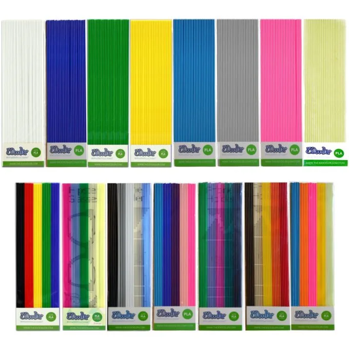 3Doodler for Pens Create and PRO | PLA 3mm | 25 pcs Greener Grass — image 4
