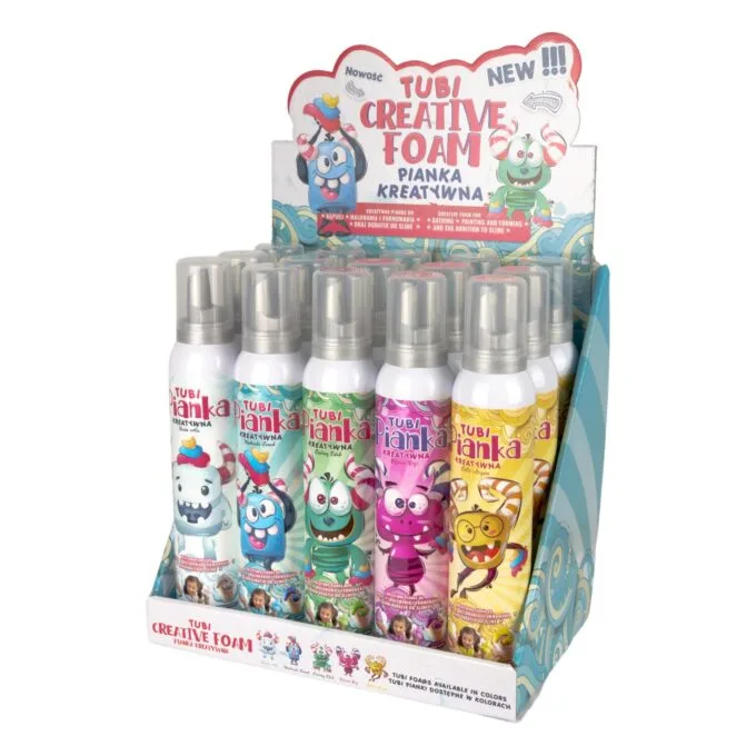 Pianki Tubi mix 200 ml Display 15 sztuk — image 1