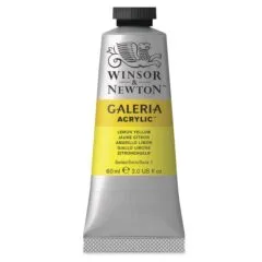 W&N GALERIA ACRYLIC COLOUR 60ML TBE LEMON YELLOW