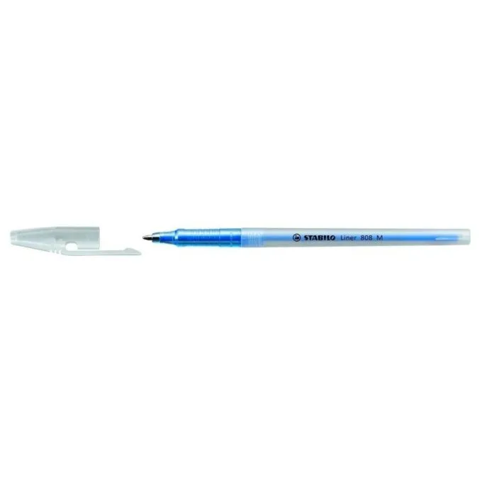 STABILO LINER 808 MEDIUM BLUE - BOX OF 10 PCS — image 1