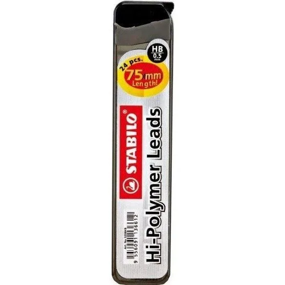 STABILO 3206 MECHANICAL PENCIL LEADS 0.5MM HB — image 1