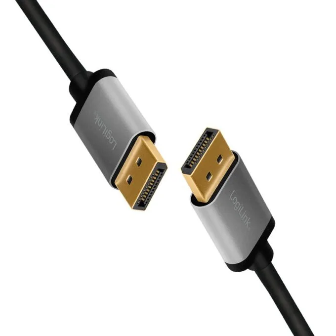 LogiLink DisplayPort 1.2 M/M 2.0m black and grey — image 2