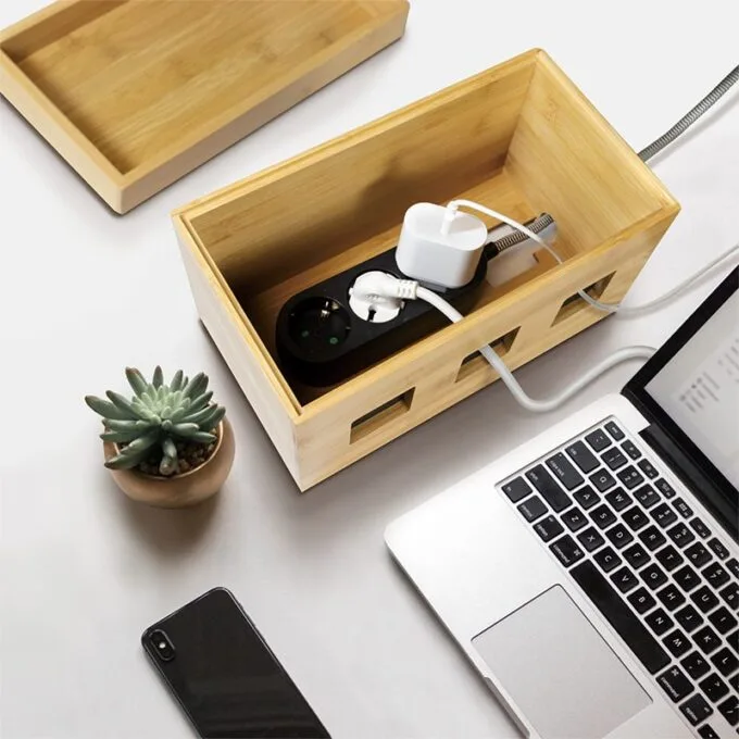 LogiLink Cable Box bamboo — image 7