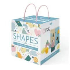 WOODEN TOYS AND BOOK - SHAPES