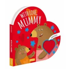 SHAPED BOARD PICTURE BOOKS - WITH LOVE MOMMY