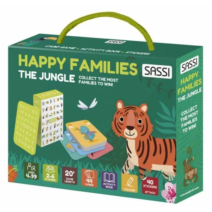 EDUCATIONAL CARD GAMES - HAPPY FAMILIES - THE JUNGLE — image 1