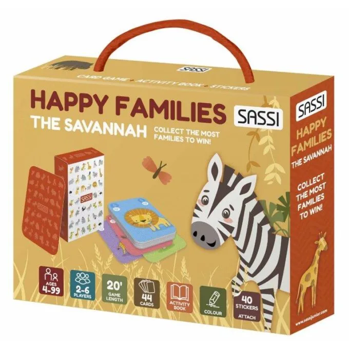 EDUCATIONAL CARD GAMES - HAPPY FAMILIES - THE SAVANNAH — image 1