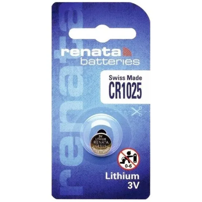 Renata Lithium CR1025 Button Battery (1pc) — image 1