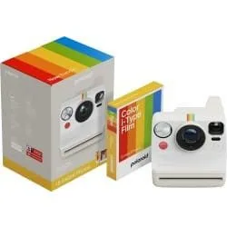 Polaroid Now Gen 3 Pebble White Bundle with Color Film (8 photos) — image 1