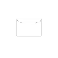 WHITE ENV. GUM 162X229MM 90GSM 500 PCS