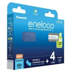 Panasonic Eneloop AAA 800mAh 4 pcs + box