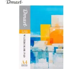 DELI DMAST WATER COLOUR DRAWING PAD A4 300G 12 SHEETS
