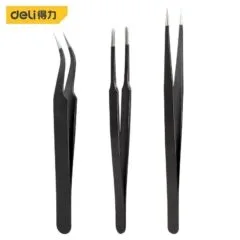 DELI TWEEZERS 3 PCS SET BLISTER