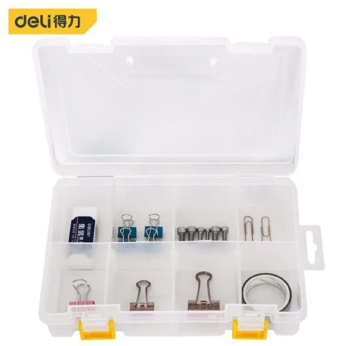 DELI STORAGE BOX 200X135X45MM WHITE — image 1