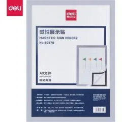 DELI MAGNETIC COLLAGE FRAME A3 420X297MM SILVER