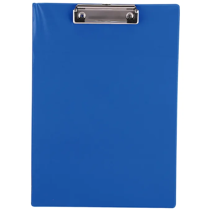 DELI PP CLIPBOARD A4 VERTICAL BLUE — image 1