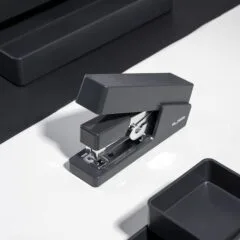 DELI NUSIGN EFFORTLESS STAPLER 25 SHEETS 24/6 & 26/6 DARK GREY